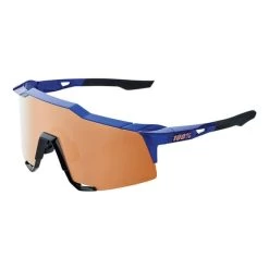 Lunettes 100% Speedcraft Bleu Noir Avec Verres Hiper Marron