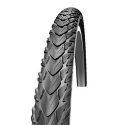 Pneu De Cyclisme Schwalbe Marathon Plus Tour HS404 700x35C Rigide Noir Avec Bande Réfléchissante