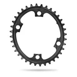 Absolute Black Plateau AbsoluteBLACK Ovale 110/4 BCD 2v Pour Shimano Noir