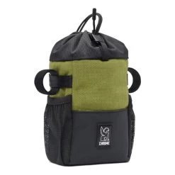 Sacoche De Guidon Chrome Doubletrack Feed 1.5L Noir Vert Foncé