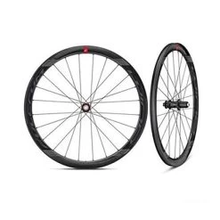 Paire De Roues Fulcrum Wind 40 C19 Disc Brake Essieu Avant 12/100 Mm - Arrière 12/148 Mm Noir