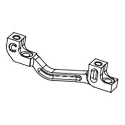 Adaptateur De Frein Hope 160 Y 203 Mm Pour Frein Avant Ou Arrière Post Mount Noir