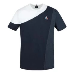 T-shirt Le Coq Sportif Saison 1 Nº2 Manche Courte Blanc Gris Foncé Noir