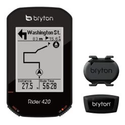 Bryton Rider 420T Avec Capteur De Rythme Et Capteur Cardiaque