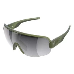 Lunettes POC Aim Vert Olive Translucide Avec Verres Clarity Road Silver
