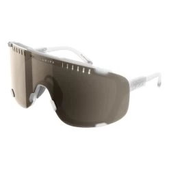 Lunettes POC Devour Transparent Avec Verres Clarity Marron Argent