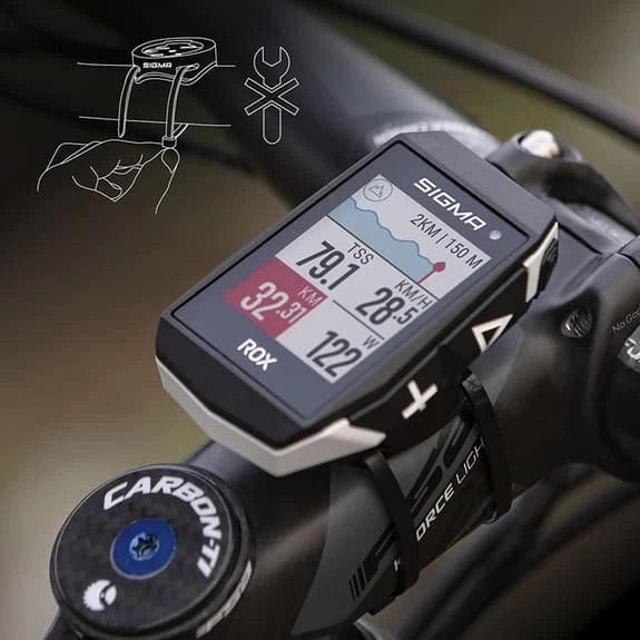 Compteur De Vélo Sigma ROX 11.1 Evo Blanc – Image 3