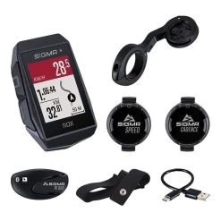 Compteur De Vélo Sigma ROX 11.1 Evo + Capteur De Cadence Et De Vitesse Noir