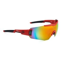 Lunettes Spiuk Profit Rouge Verres Réfléchissants Rouge