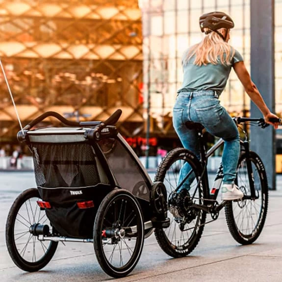 Remorque Thule Chariot Lite 1 Noir Gris – Image 2