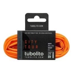 Chambre à Air Tubolito Tubo City/Tour 700C 30-47 Mm Valve Schrader Orange