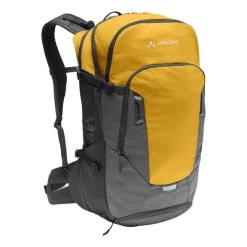 Sac à Dos Vaude Bike Alpin 30+5L Jaune Sable Gris Foncé