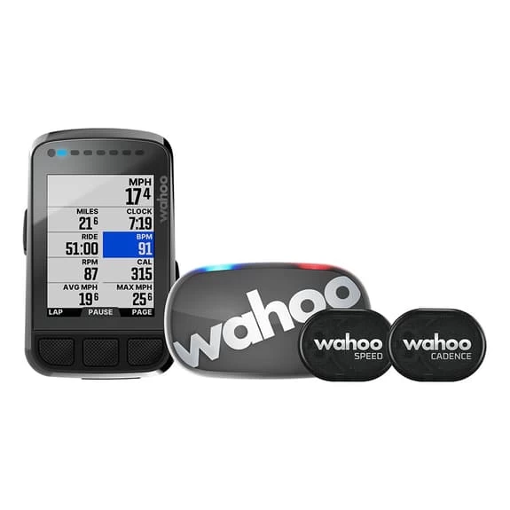 Pack Wahoo ELEMNT BOLT V2 Avec TICKR Et Capteurs De Vitesse Et Cadence